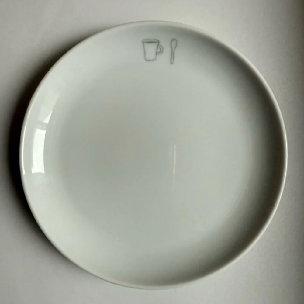 Crate & Barrel Kahla Scribble Mug and Saucer